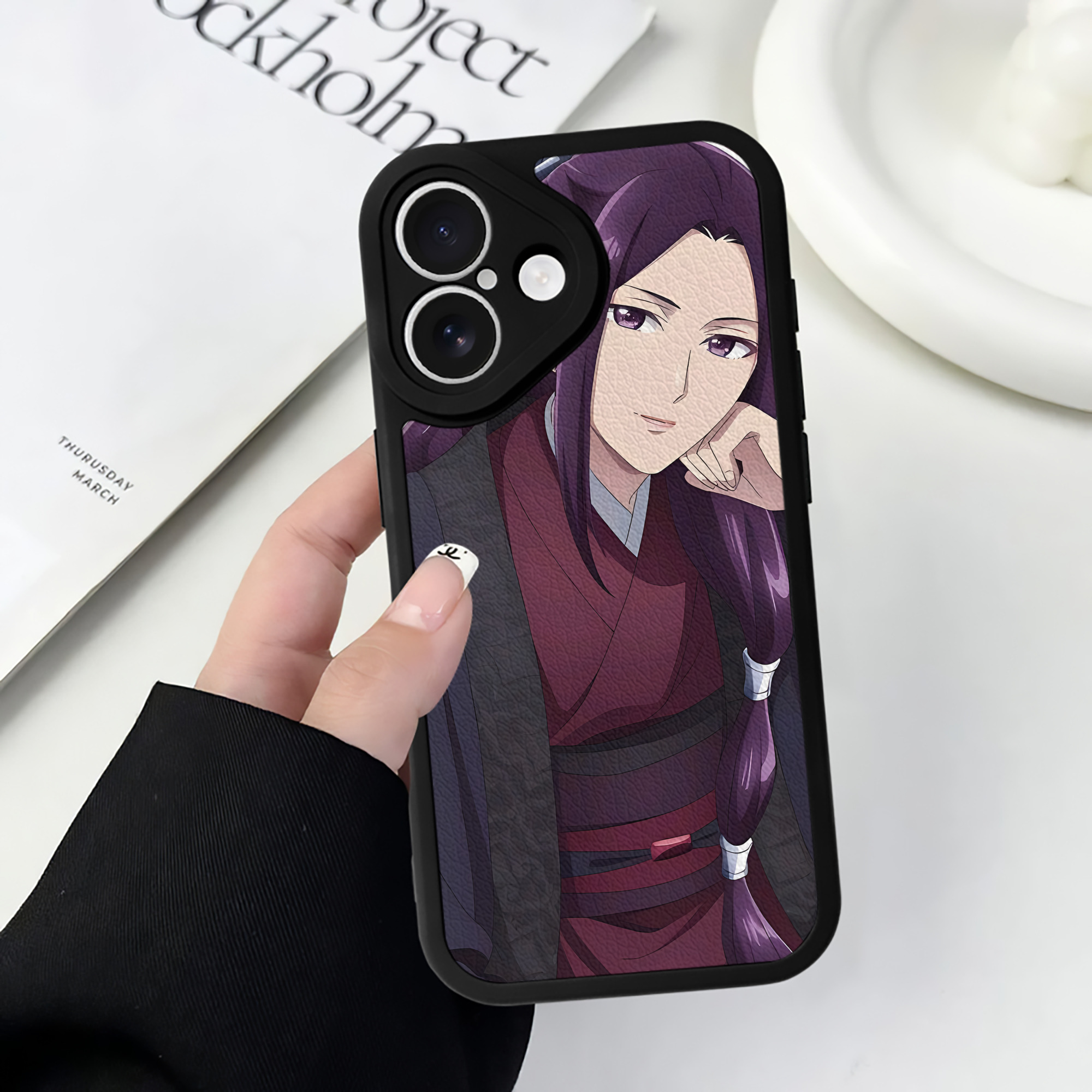 薬屋のひとりごと The Apothecary Diaries 【iPhone 16シリーズ対応】シリコンスマホケース（レザー調） 材質：シリコン